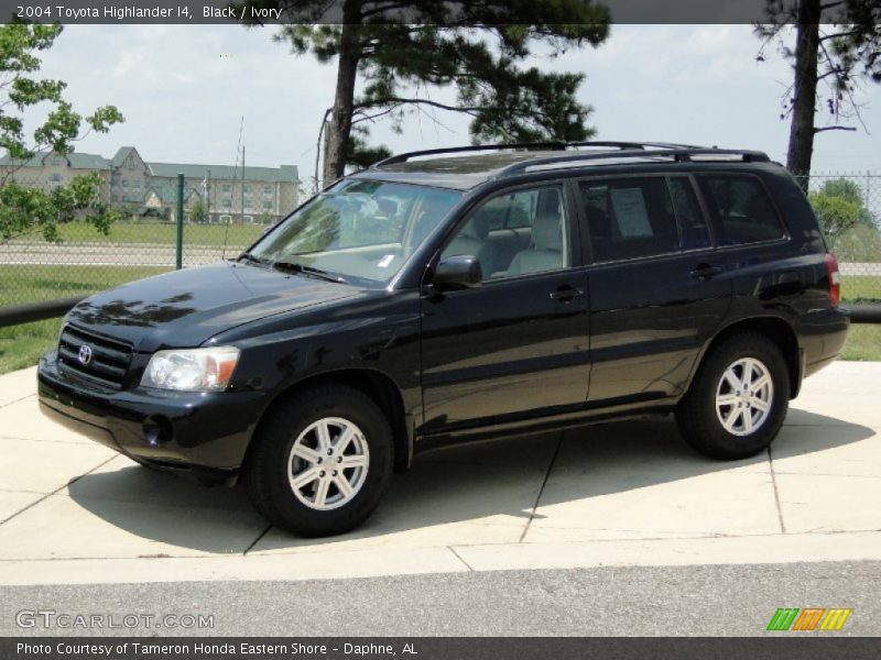 Black / Ivory 2004 Toyota Highlander I4