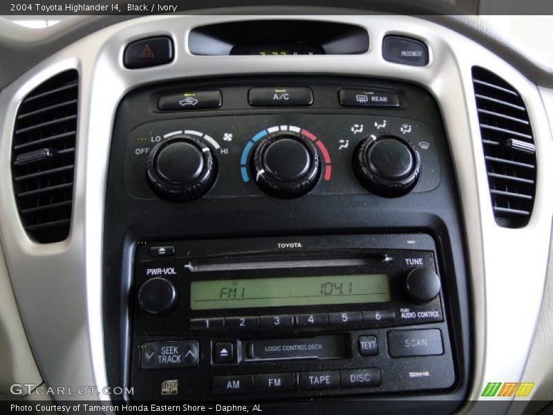 Controls of 2004 Highlander I4