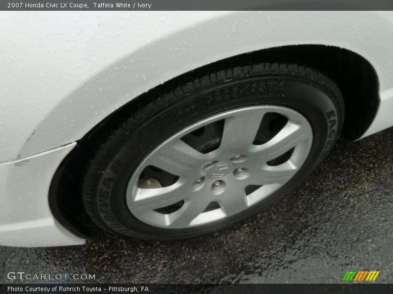 Taffeta White / Ivory 2007 Honda Civic LX Coupe