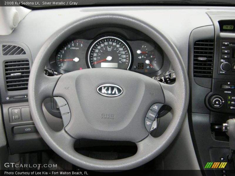 Silver Metallic / Gray 2008 Kia Sedona LX