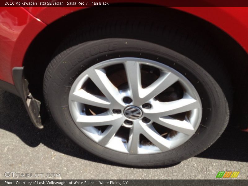 Salsa Red / Titan Black 2010 Volkswagen Jetta SE Sedan