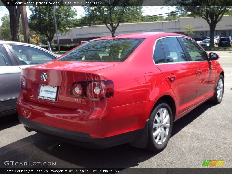 Salsa Red / Titan Black 2010 Volkswagen Jetta SE Sedan