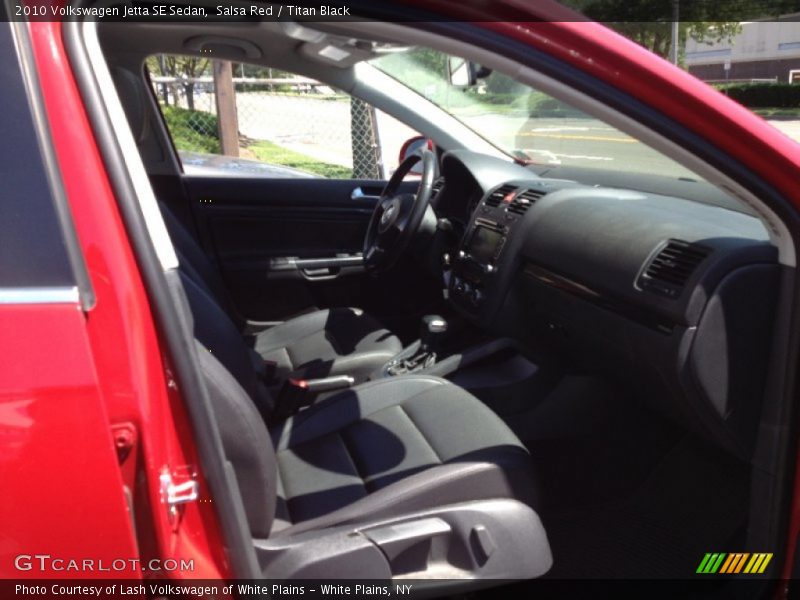 Salsa Red / Titan Black 2010 Volkswagen Jetta SE Sedan