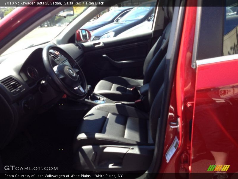 Salsa Red / Titan Black 2010 Volkswagen Jetta SE Sedan