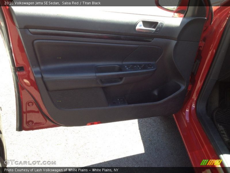 Salsa Red / Titan Black 2010 Volkswagen Jetta SE Sedan