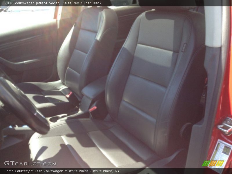 Salsa Red / Titan Black 2010 Volkswagen Jetta SE Sedan