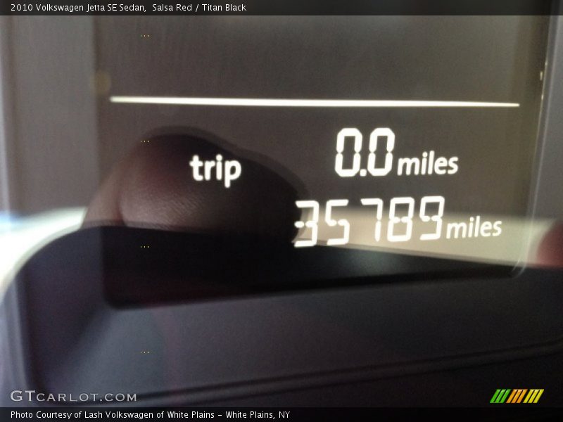 Salsa Red / Titan Black 2010 Volkswagen Jetta SE Sedan