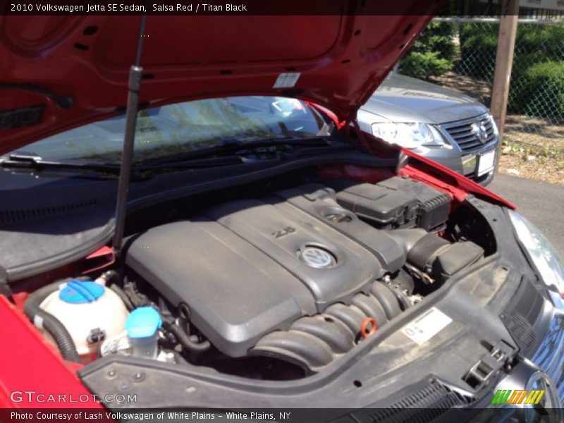 Salsa Red / Titan Black 2010 Volkswagen Jetta SE Sedan