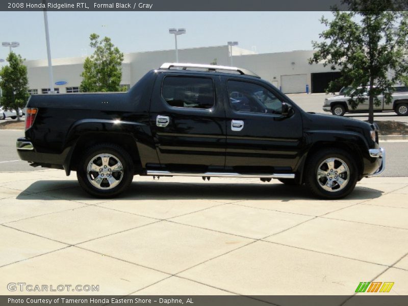 Formal Black / Gray 2008 Honda Ridgeline RTL