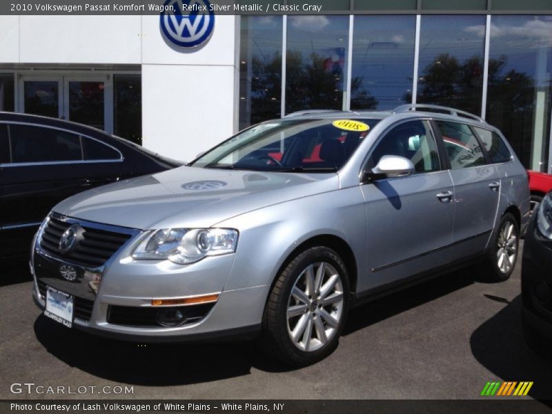 Reflex Silver Metallic / Classic Gray 2010 Volkswagen Passat Komfort Wagon