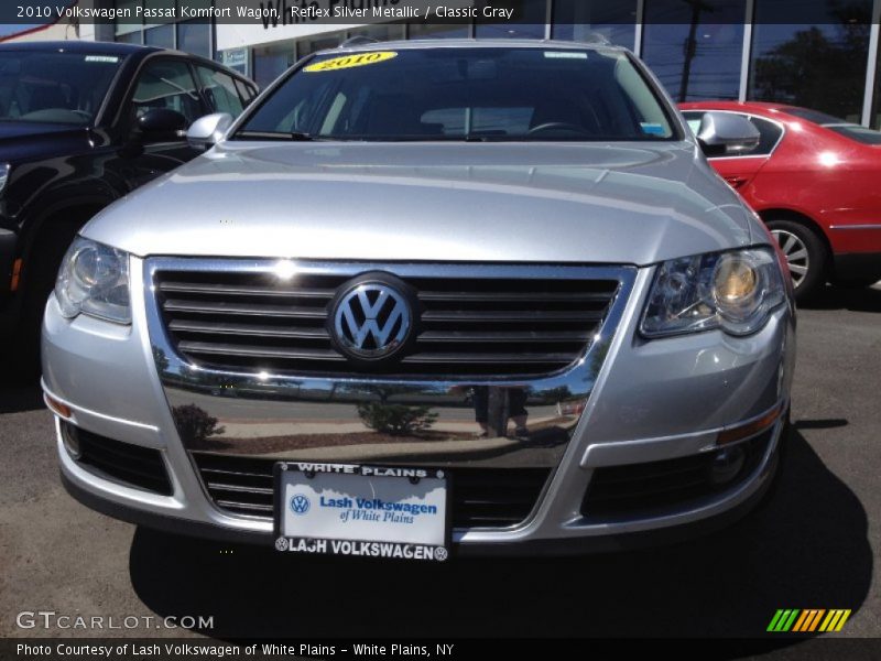 Reflex Silver Metallic / Classic Gray 2010 Volkswagen Passat Komfort Wagon
