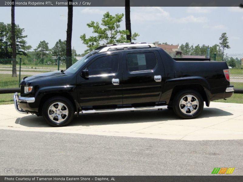 Formal Black / Gray 2008 Honda Ridgeline RTL