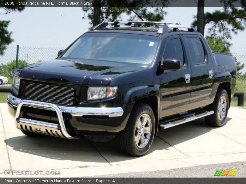Formal Black / Gray 2008 Honda Ridgeline RTL
