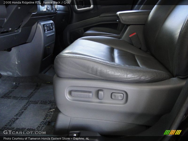 Formal Black / Gray 2008 Honda Ridgeline RTL
