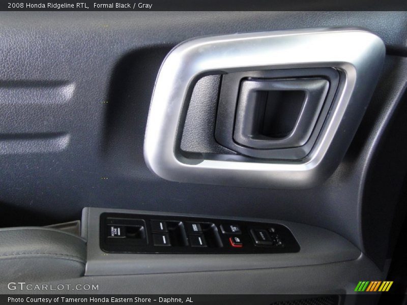 Formal Black / Gray 2008 Honda Ridgeline RTL