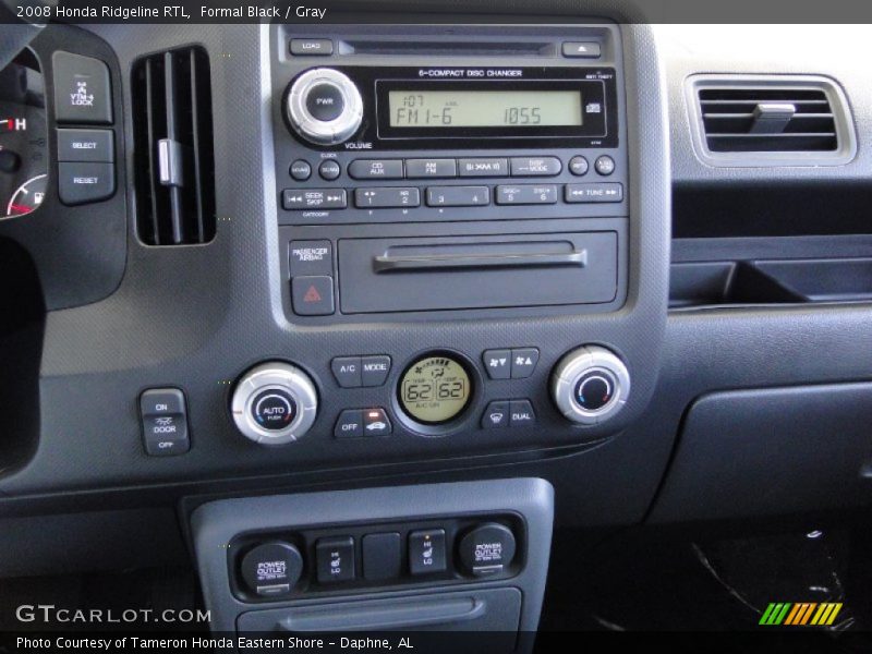 Formal Black / Gray 2008 Honda Ridgeline RTL