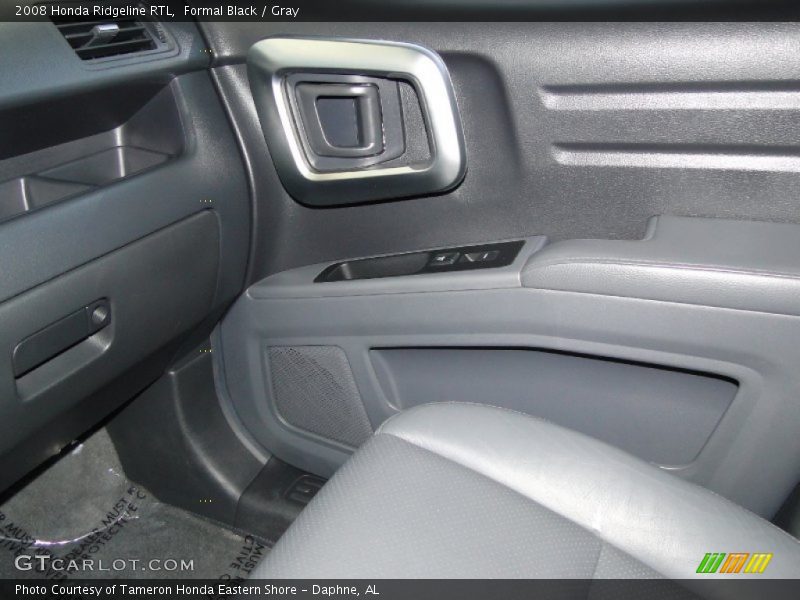 Formal Black / Gray 2008 Honda Ridgeline RTL
