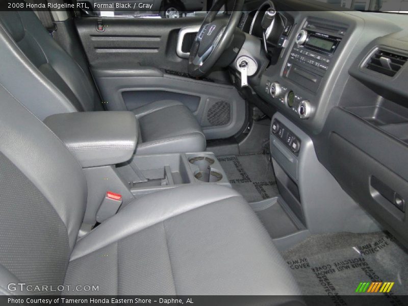 Formal Black / Gray 2008 Honda Ridgeline RTL