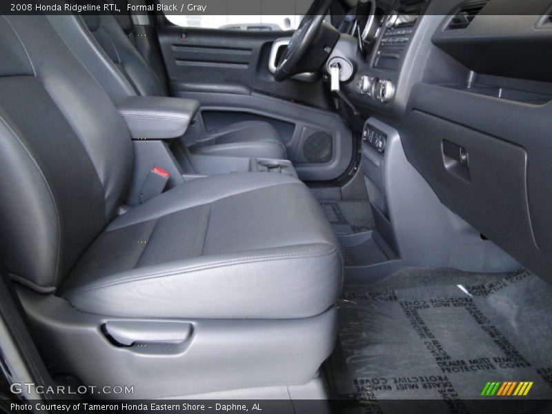 Formal Black / Gray 2008 Honda Ridgeline RTL