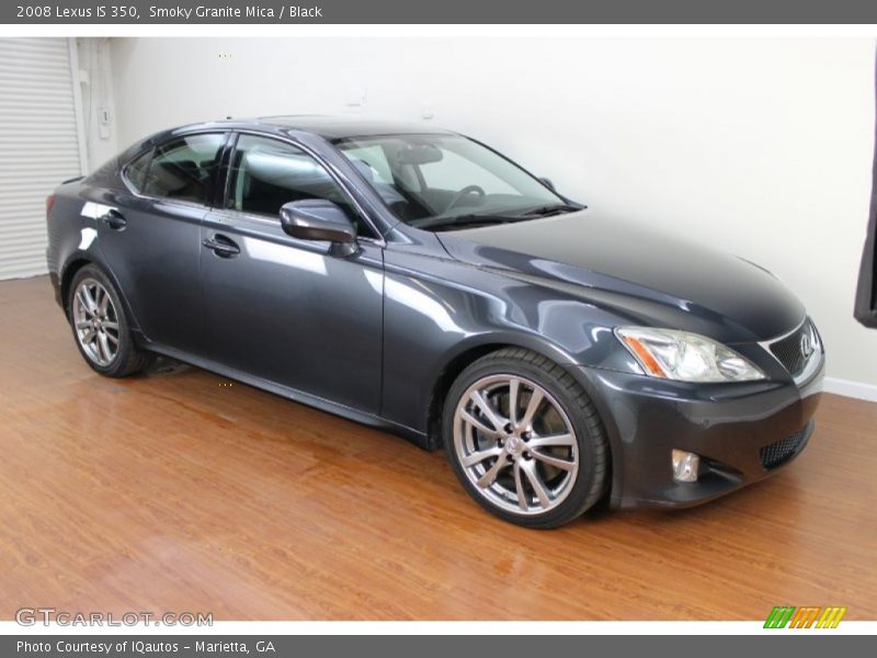 Smoky Granite Mica / Black 2008 Lexus IS 350