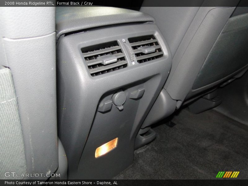 Formal Black / Gray 2008 Honda Ridgeline RTL