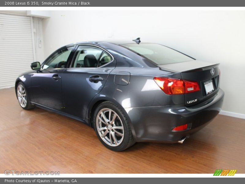 Smoky Granite Mica / Black 2008 Lexus IS 350