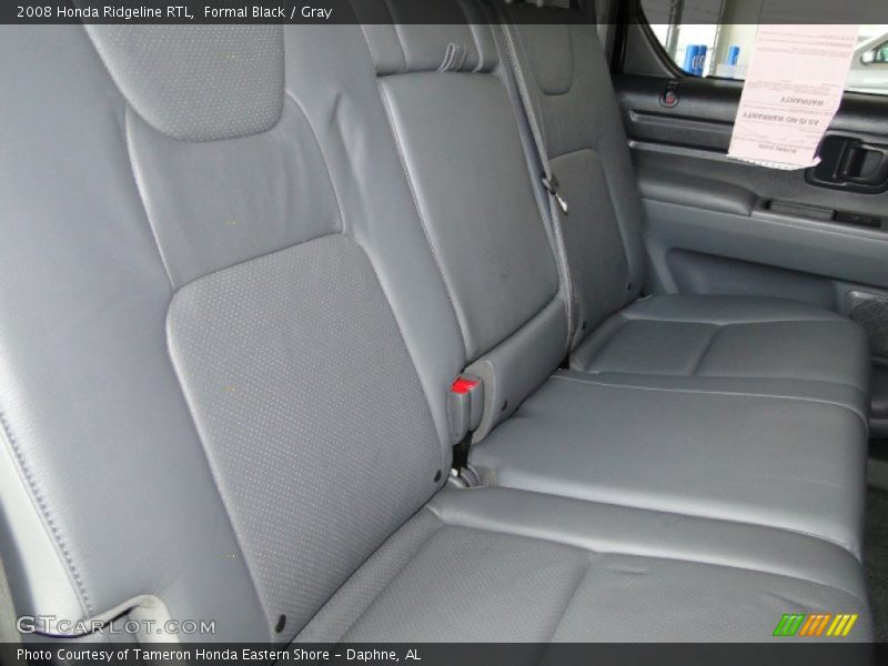 Formal Black / Gray 2008 Honda Ridgeline RTL