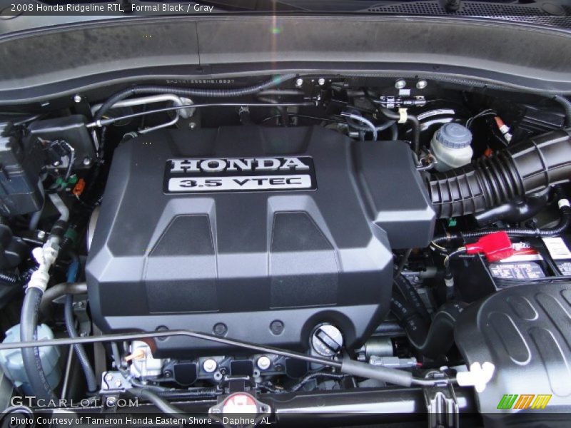 Formal Black / Gray 2008 Honda Ridgeline RTL