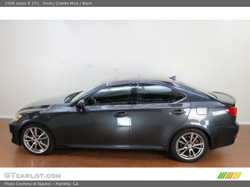 Smoky Granite Mica / Black 2008 Lexus IS 350