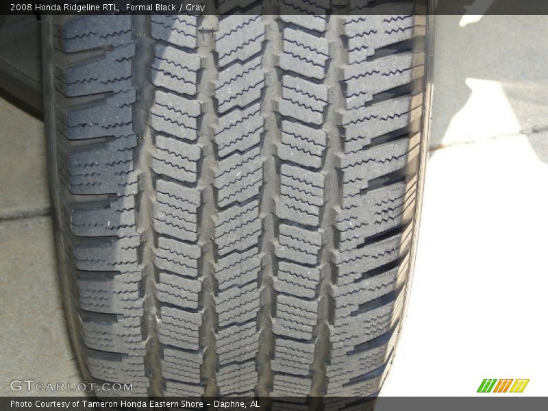 Formal Black / Gray 2008 Honda Ridgeline RTL