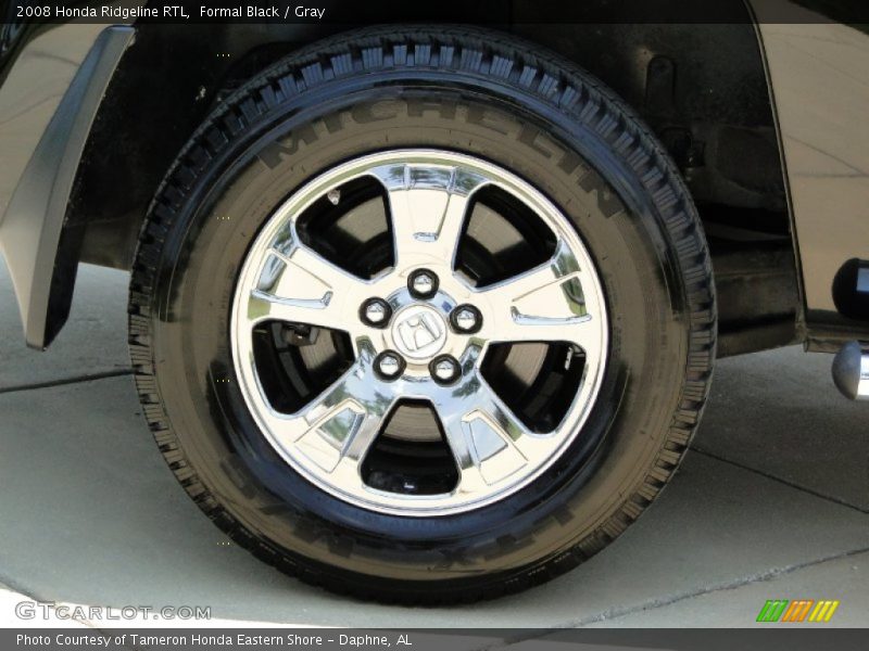 Formal Black / Gray 2008 Honda Ridgeline RTL