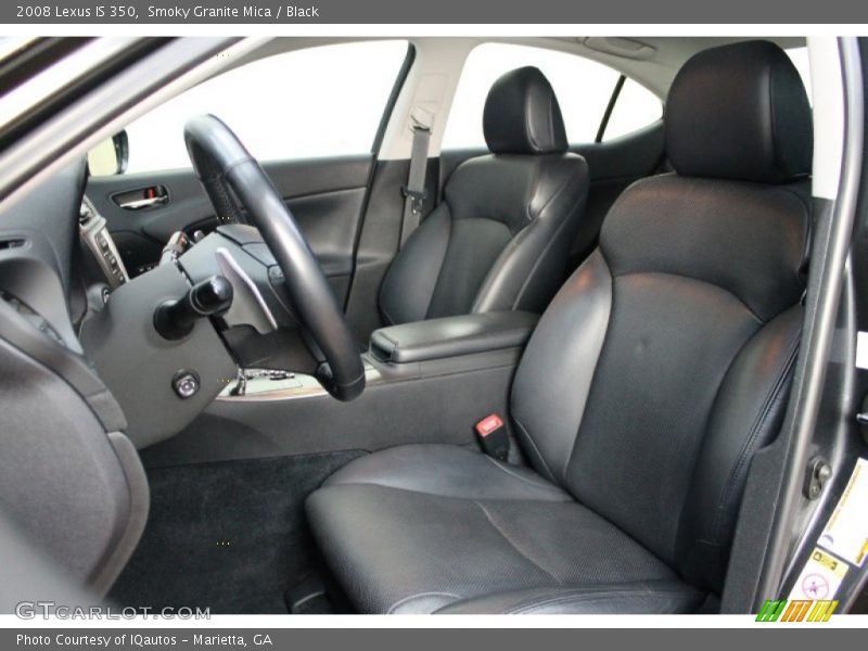 Smoky Granite Mica / Black 2008 Lexus IS 350