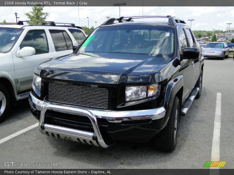 Formal Black / Gray 2008 Honda Ridgeline RTL