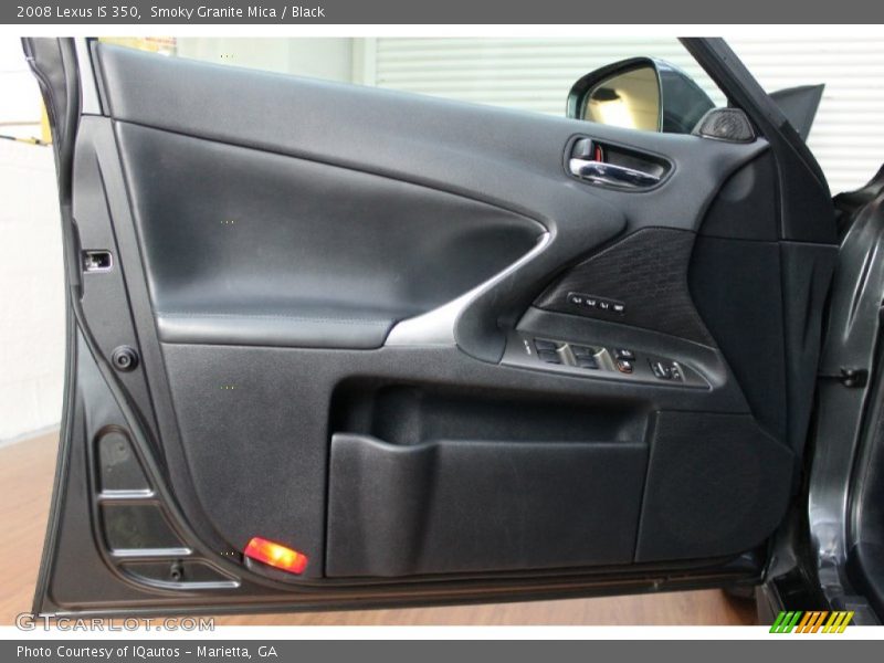 Smoky Granite Mica / Black 2008 Lexus IS 350