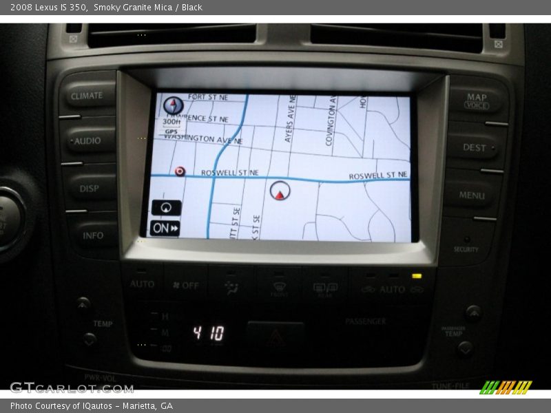 Smoky Granite Mica / Black 2008 Lexus IS 350