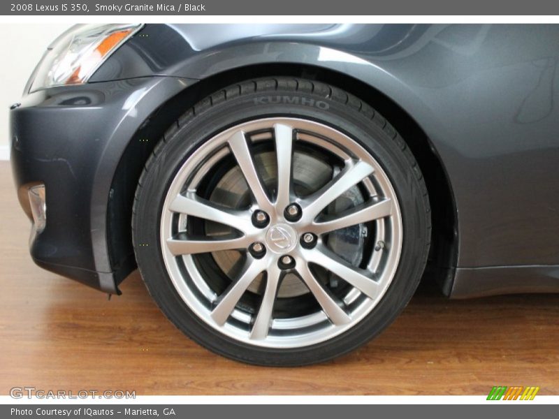 Smoky Granite Mica / Black 2008 Lexus IS 350