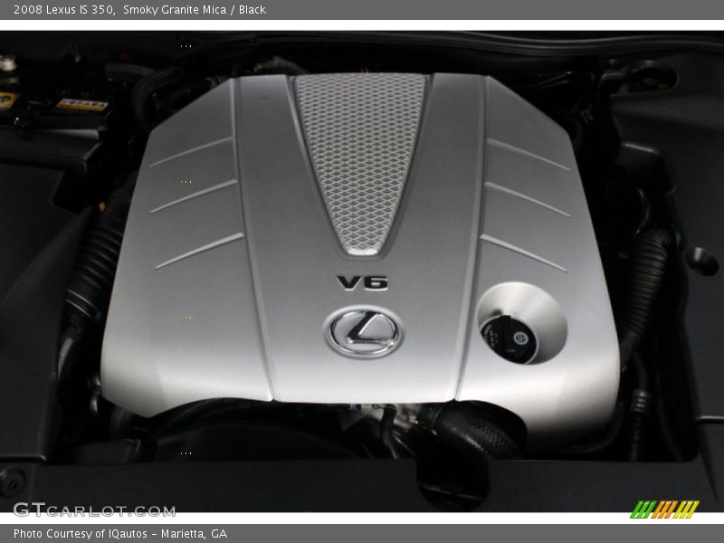 Smoky Granite Mica / Black 2008 Lexus IS 350