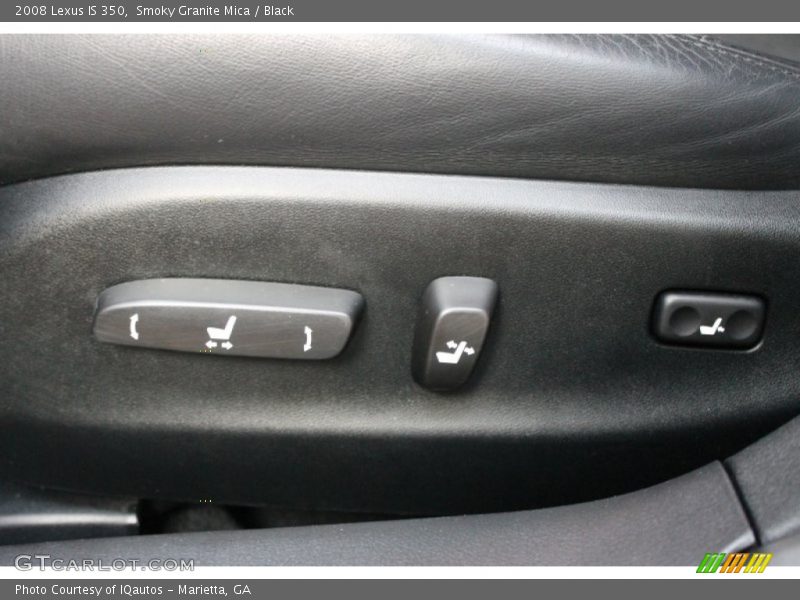 Smoky Granite Mica / Black 2008 Lexus IS 350