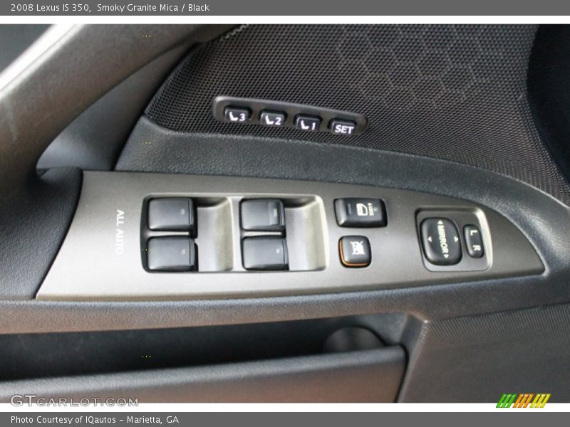 Smoky Granite Mica / Black 2008 Lexus IS 350