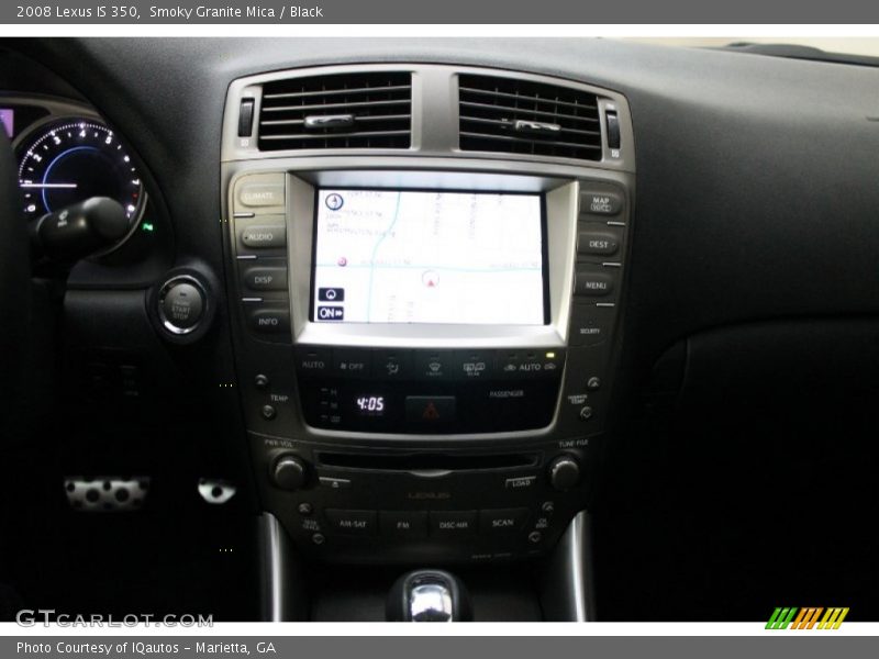 Smoky Granite Mica / Black 2008 Lexus IS 350