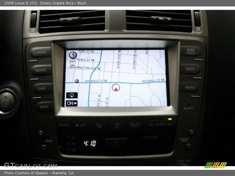 Smoky Granite Mica / Black 2008 Lexus IS 350