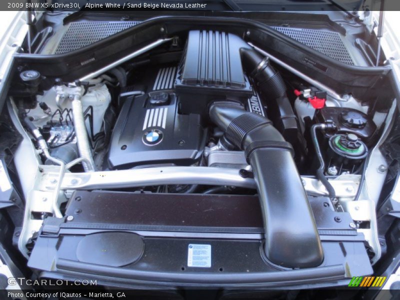Alpine White / Sand Beige Nevada Leather 2009 BMW X5 xDrive30i