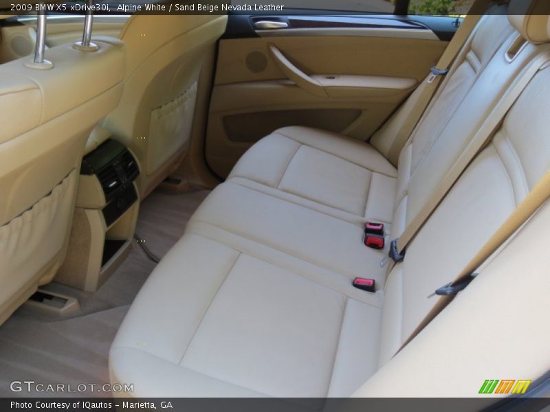 Alpine White / Sand Beige Nevada Leather 2009 BMW X5 xDrive30i