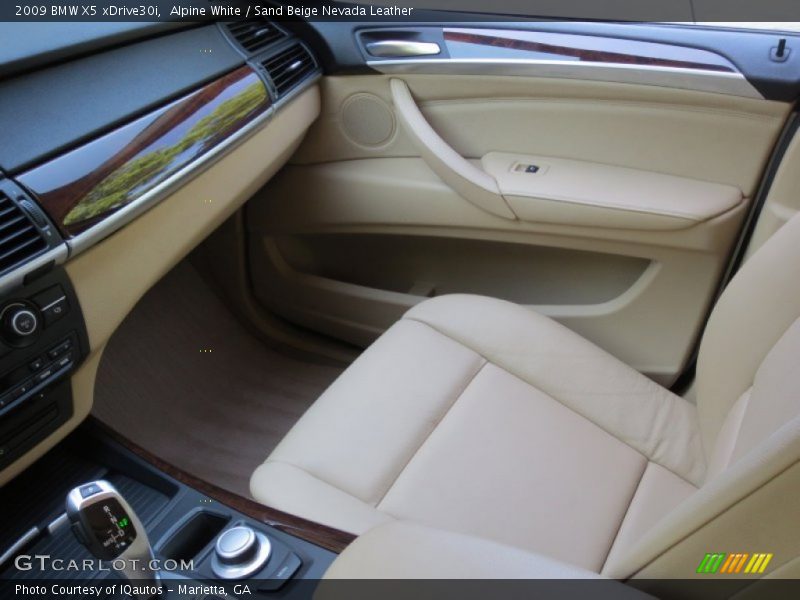 Alpine White / Sand Beige Nevada Leather 2009 BMW X5 xDrive30i