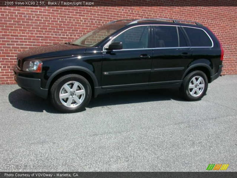 Black / Taupe/Light Taupe 2005 Volvo XC90 2.5T