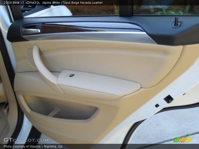 Alpine White / Sand Beige Nevada Leather 2009 BMW X5 xDrive30i