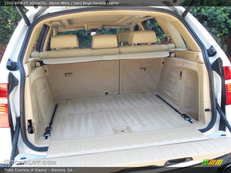 Alpine White / Sand Beige Nevada Leather 2009 BMW X5 xDrive30i
