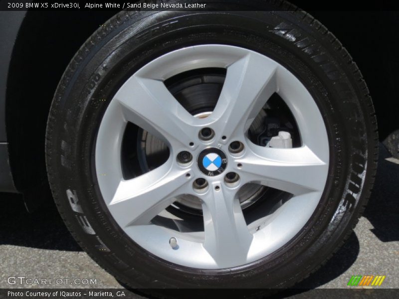Alpine White / Sand Beige Nevada Leather 2009 BMW X5 xDrive30i