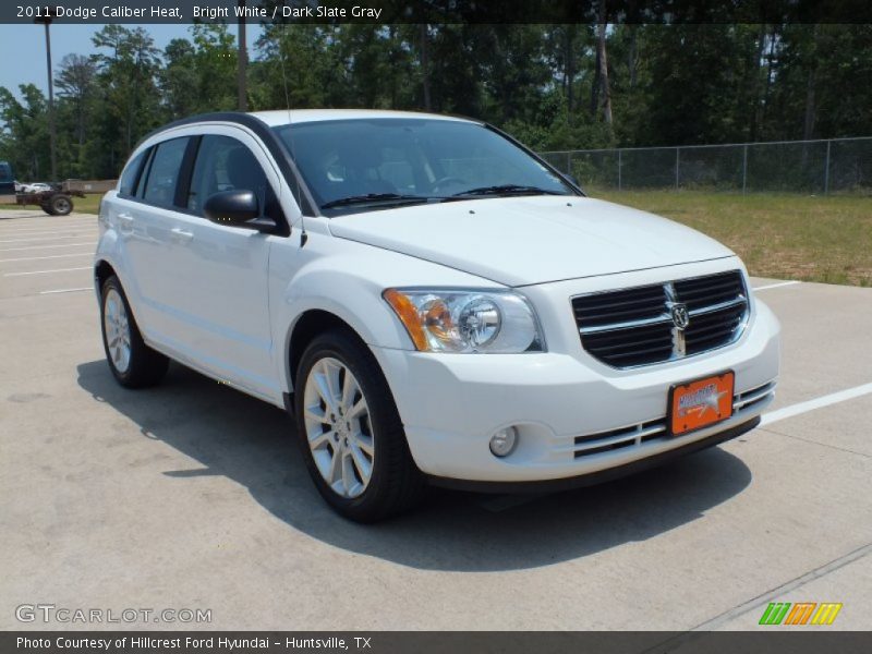 Bright White / Dark Slate Gray 2011 Dodge Caliber Heat