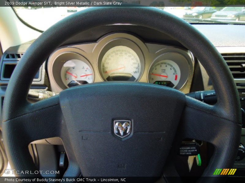 Bright Silver Metallic / Dark Slate Gray 2009 Dodge Avenger SXT